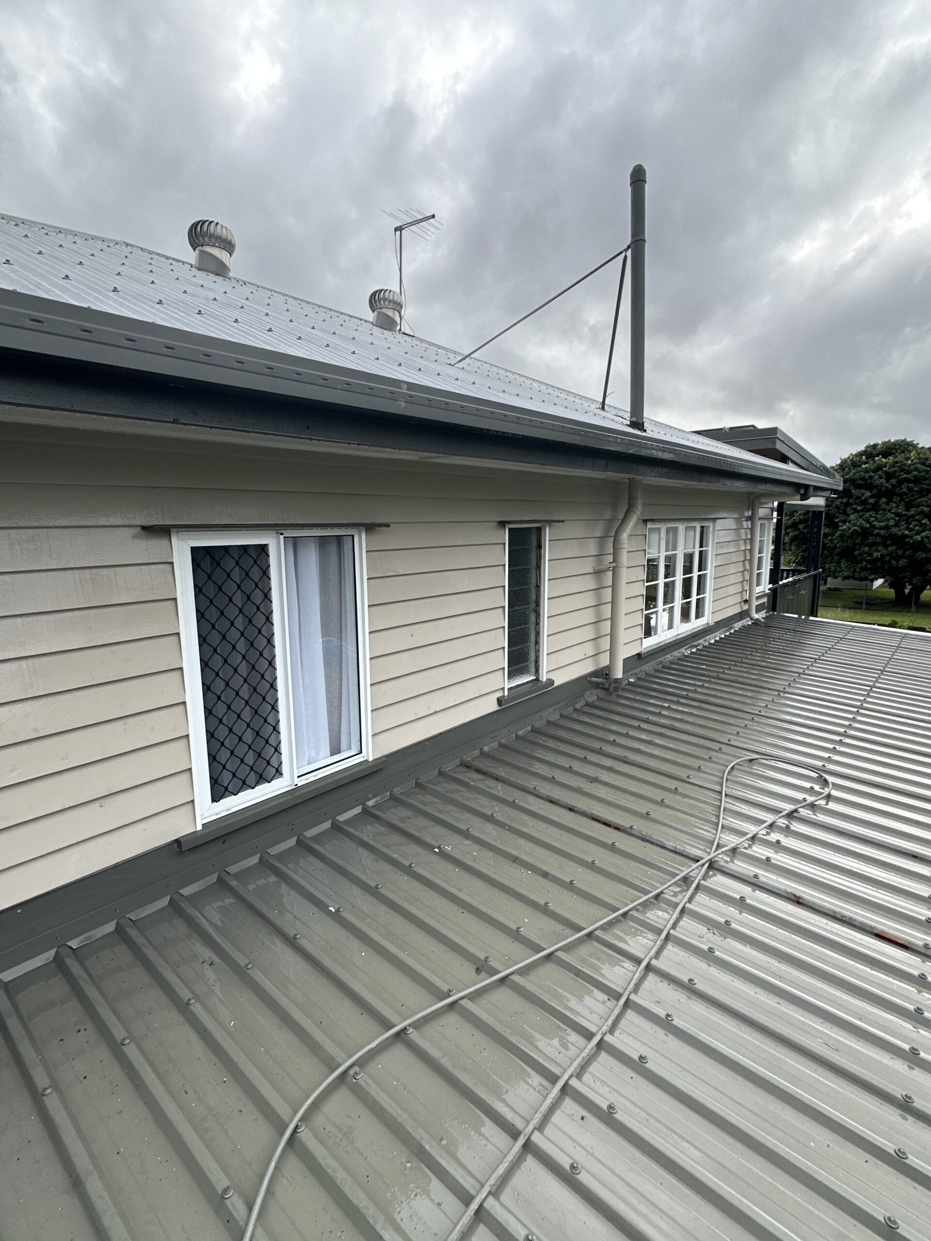 House exterior after professional washing